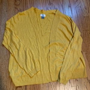 Old Navy Mustard Cardigan